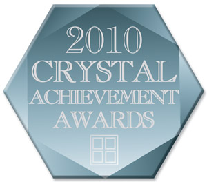 2006 and 2010 Crystal Achievement Award - Glass Magazine