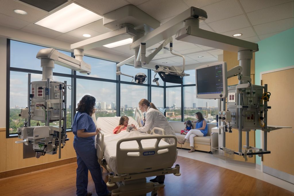 Healthcare facility with natural daylight