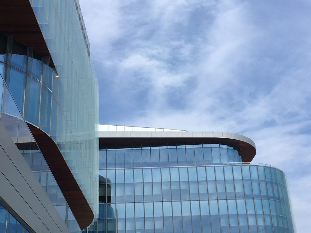 Kellogg Global Hub exterior detail