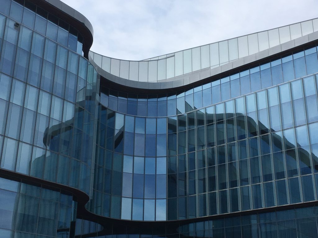 Kellogg Global Hub façade