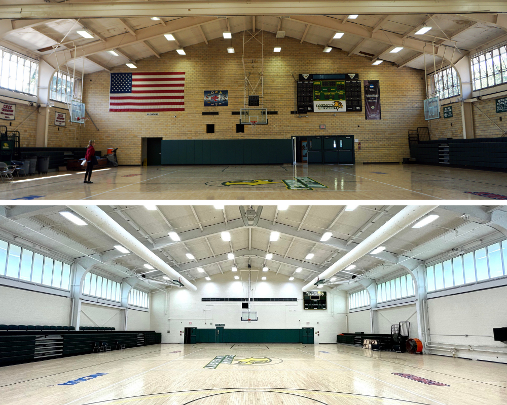 Felician University Gymnasium after Solera® renovation