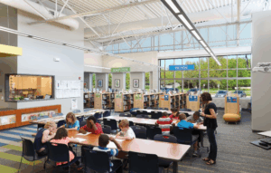 Children benefiting from natural daylight