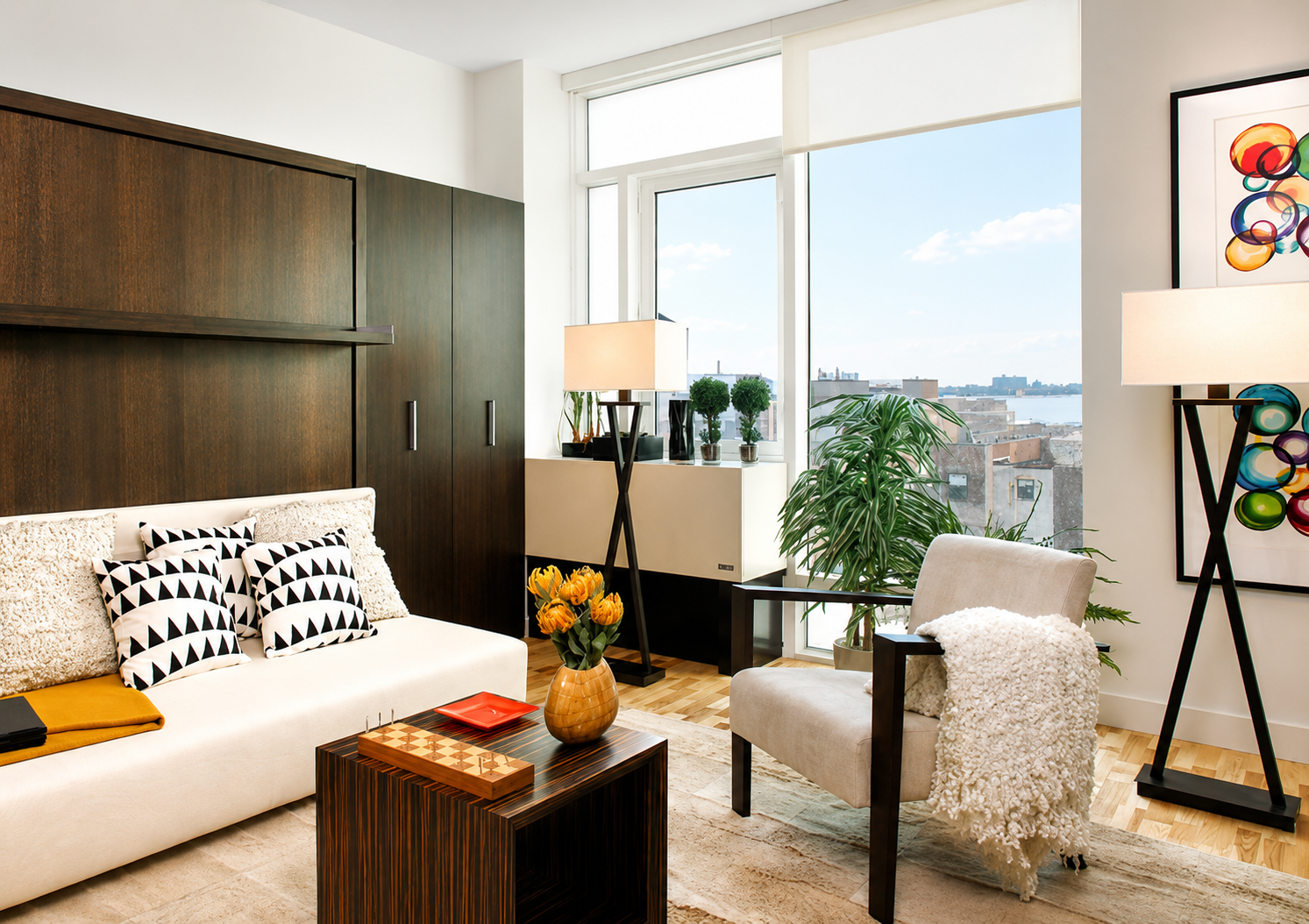 Ten23 residential interior with Solera glazing