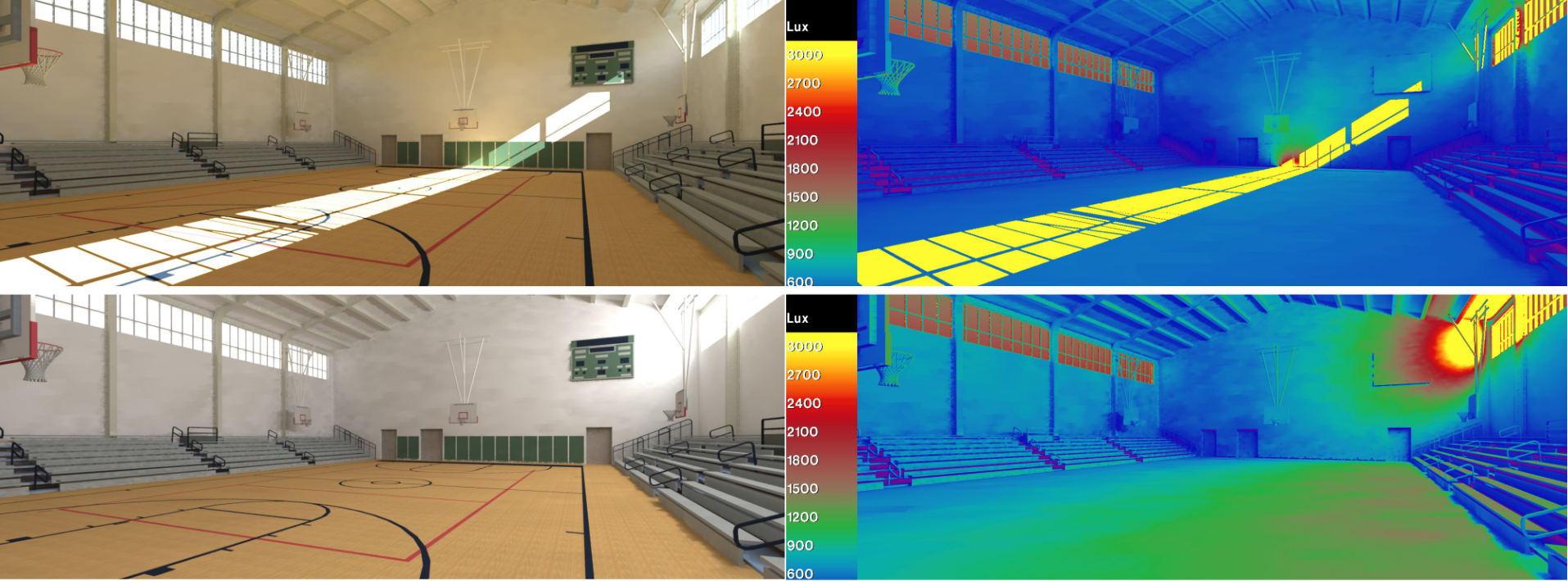Daylight modeling concept visualization