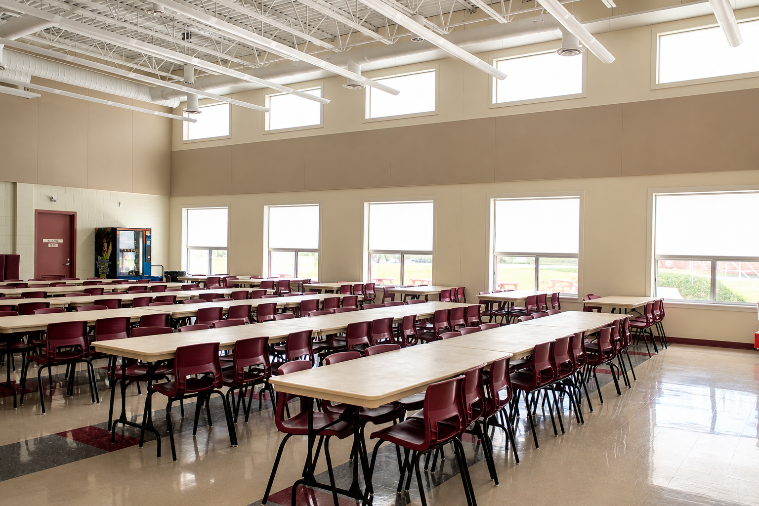 Brookland Elementary interior with Solera glazing