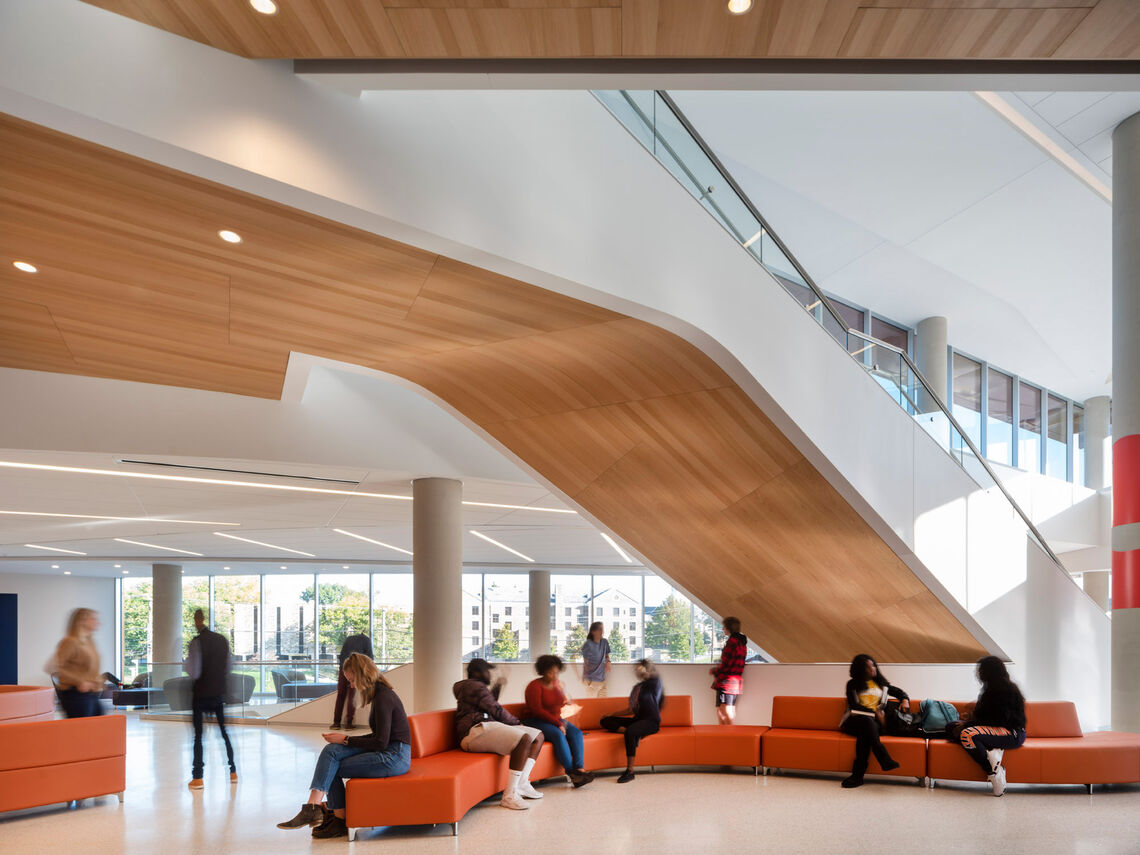Calvin and Tina Tyler Hall interior atrium
