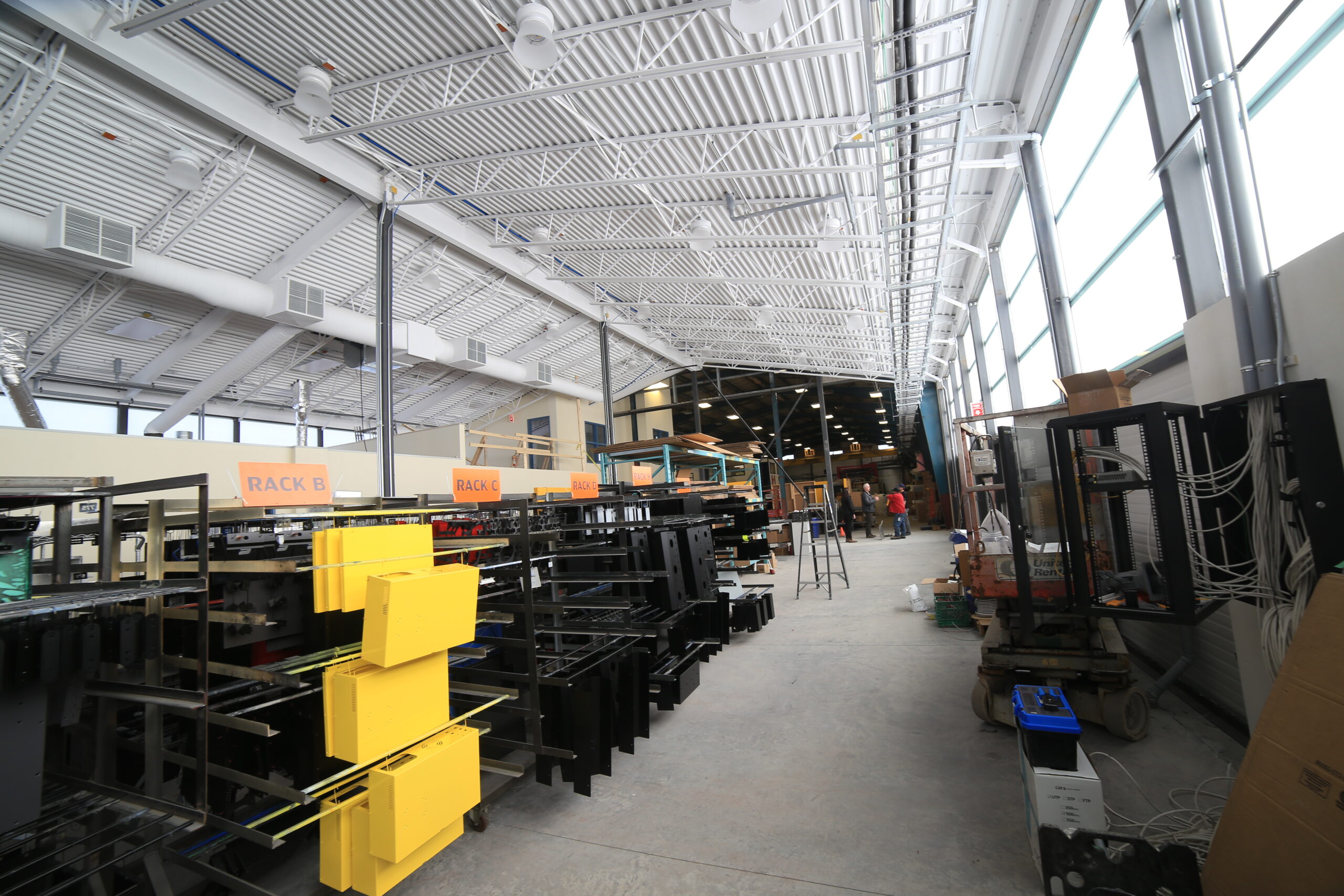 View from the new SoleraWall B2 Expansion into the original Protocase facility