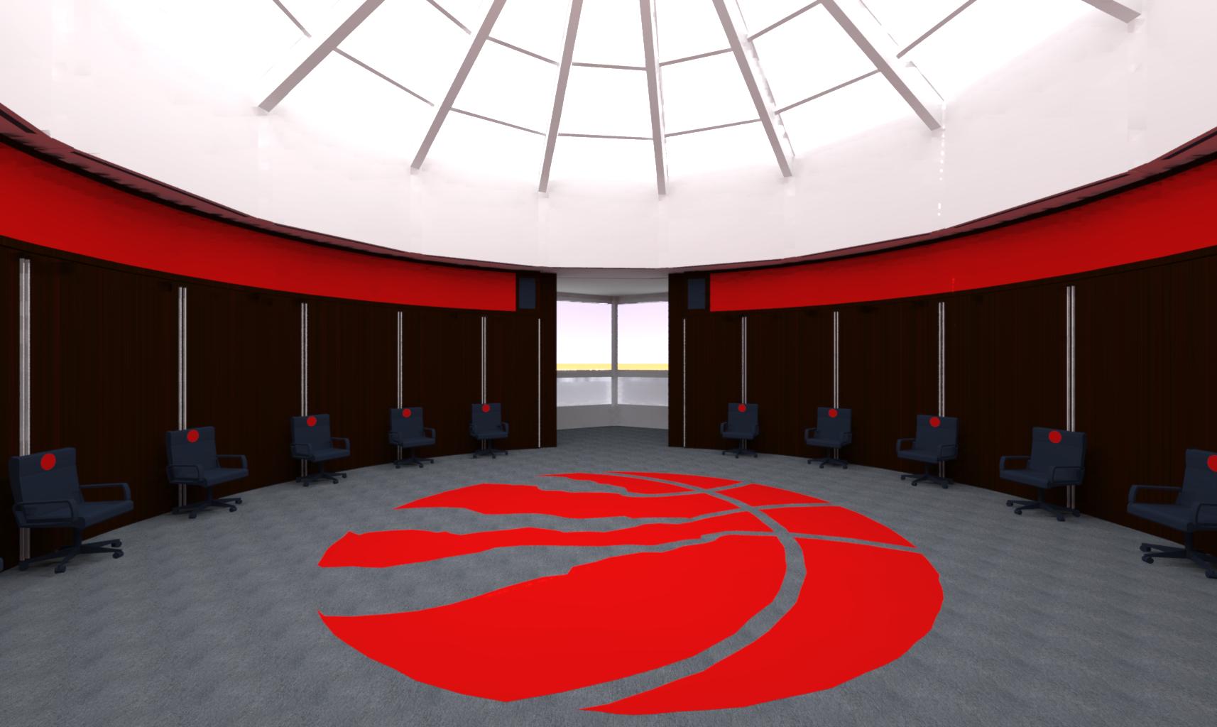 Toronto Raptors daylight model showing the Solera condition
