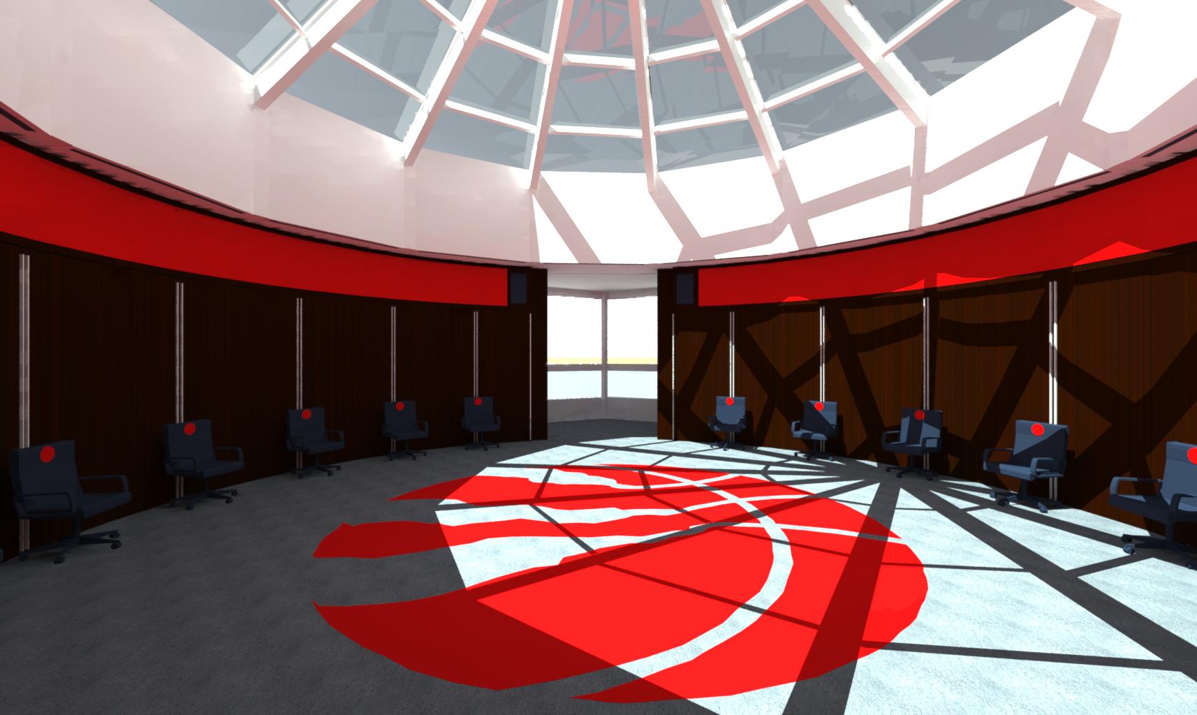Toronto Raptors daylight model showing the vision glass condition