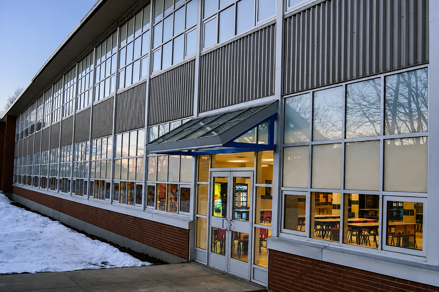 Sydney Academy exterior retrofit with Solera daylighting glazing